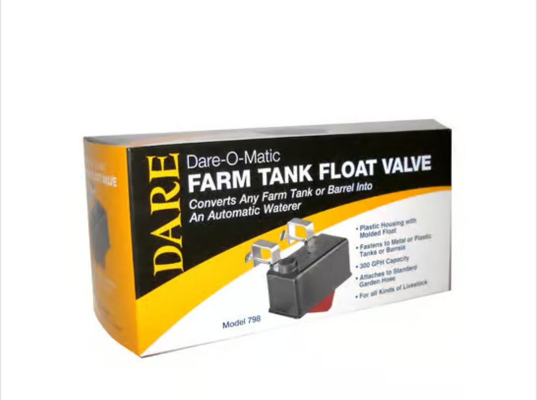 Dare 300 gph Plastic Farm Tank Float Valve