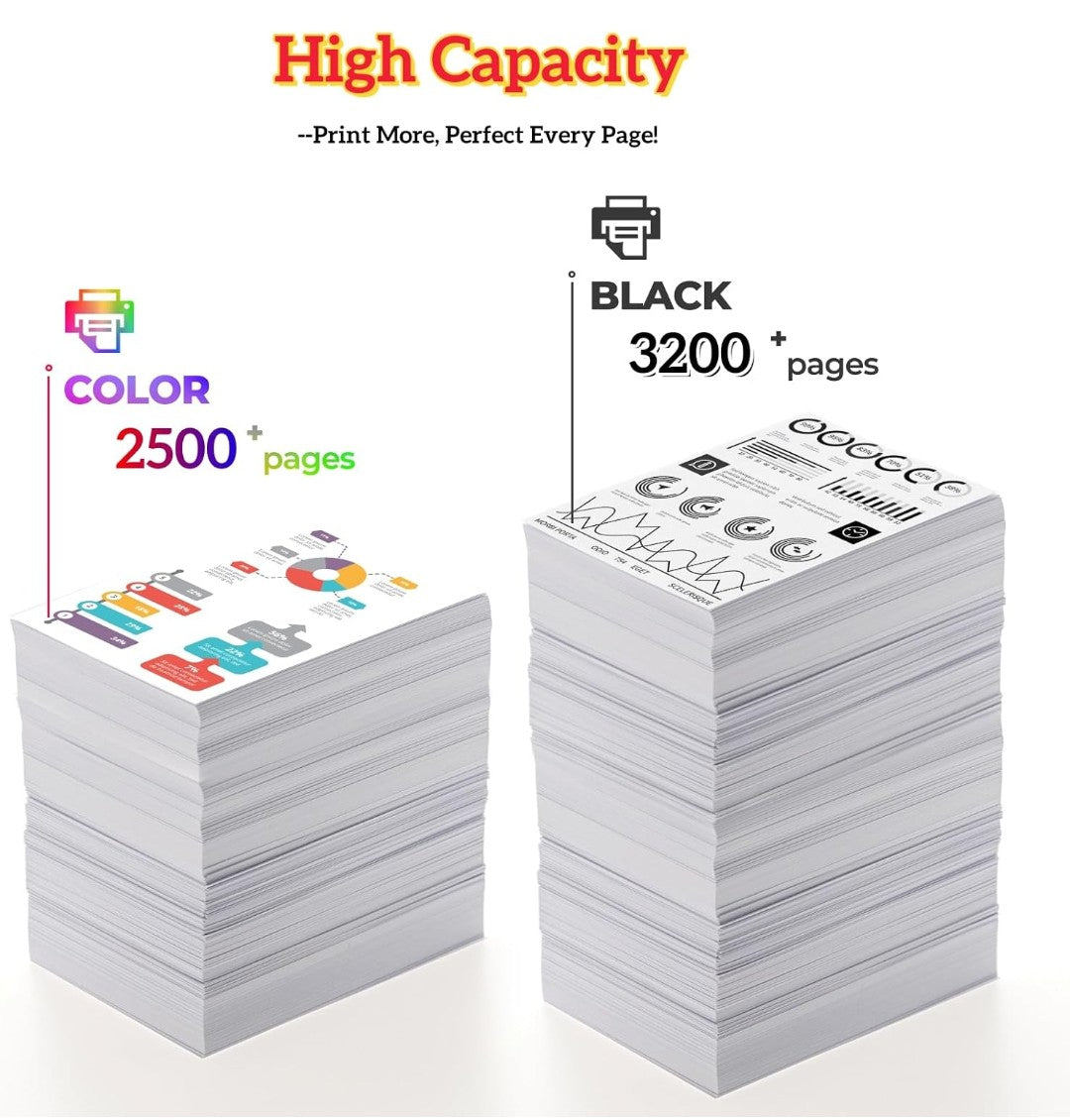 218X Toner Cartridges for Laser Jet Pro 3301sdw 3301fdw with Chip Compatible with HP 218X 218A Color Laser Jet Pro 3201dw MFP 3301sdw 3301fdw 3301cdw Printer W2180X Toner (Black Cyan Yellow Magenta)