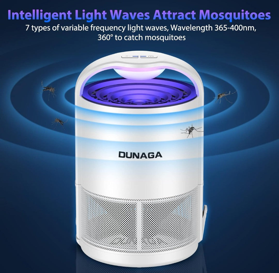 Fly Traps, Fruit Fly Trap Indoor, Gnat Traps, Bug Zapper Indoor,Mosquito Traps with 10 Sticky Glue Boards, White