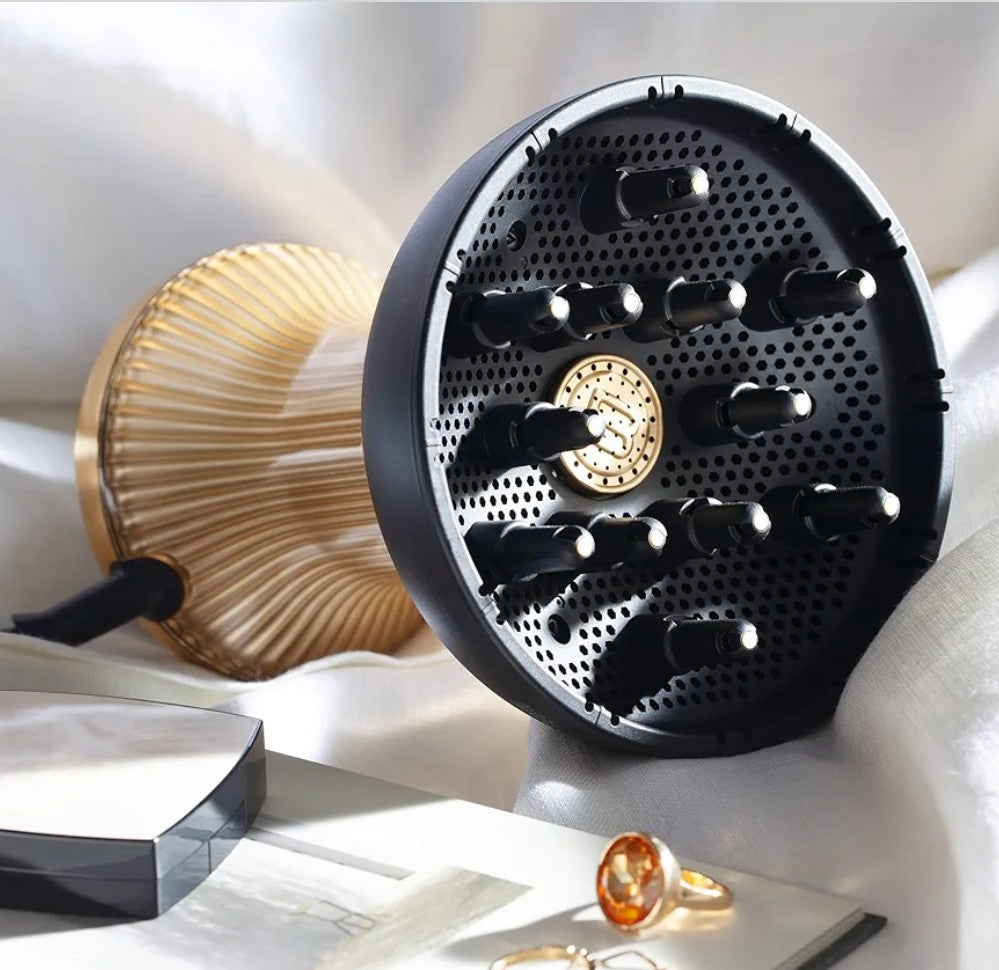 Bellissima Diffon Supreme Diffuser & Curly Hair Dryer - XL Diffuser for Long Waves, Curls, Coils - Cool Button - Anti-Frizz Technology