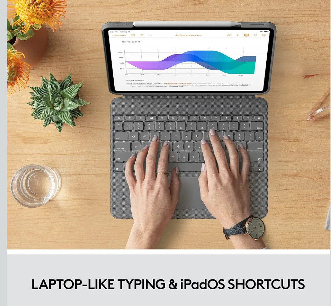 Logitech Combo Touch iPad Pro 12.9-inch (5th, 6th gen - 2021, 2022)