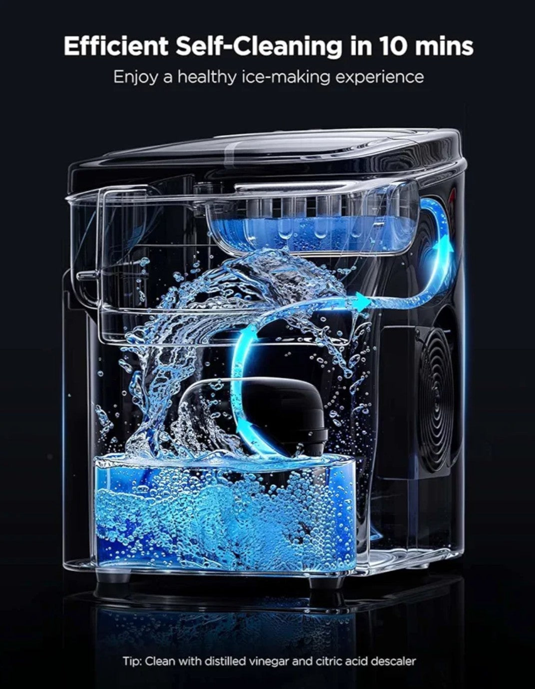 GoveeLife Smart Ice Maker Countertop, Portable Ice Machine with Voice Control