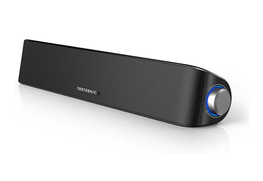 Nylavee Computer Speakers, Hi-Fi Stereo Quality PC Speakers, USB Powered Computer Sound Bar with 3 EQ Modes, Bluetooth 5.0 and 3.5mm Aux-in Computer Speakers for Desktop