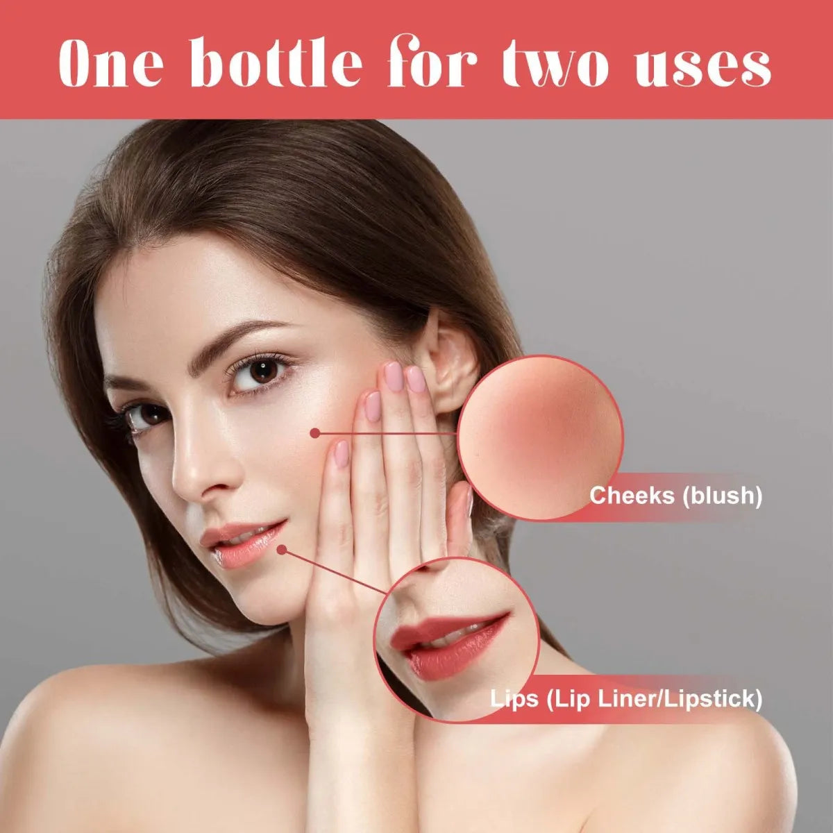 Wholesale EELHOPE Women Easy Color Light Velvet Fog Blush Lip Gloss Cream