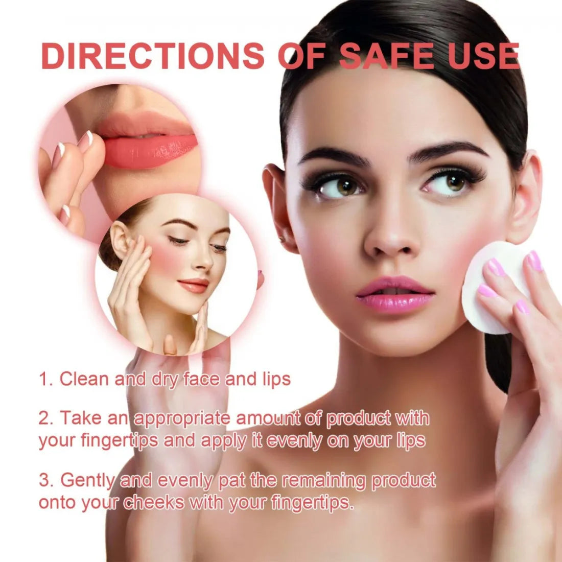 Wholesale EELHOPE Women Easy Color Light Velvet Fog Blush Lip Gloss Cream