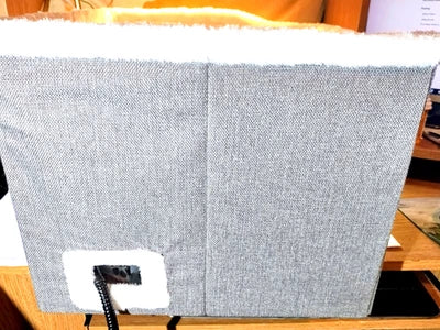 PETEMPO Heated Cat House for Indoor, Small Cat Bed with Heating Pad, Adj Temp